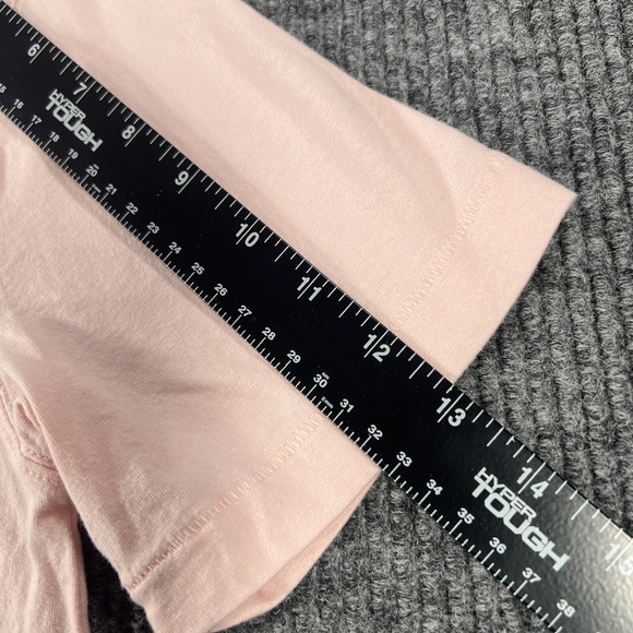 American Eagle Mens Shirt Small Pink Short Sleeve Super Soft Standard Fit - Picture 13 of 13